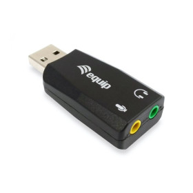 Placa de Som USB Equip Preto