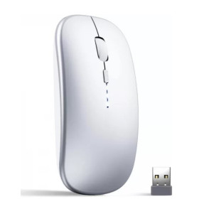 Rato Bluetooth sem fios Bluetooth recarregável silencioso de três modos