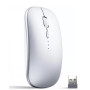 Rato Bluetooth sem fios Bluetooth recarregável silencioso de três modos