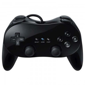 Comando Clássico Pro Black Wii (compatível)
