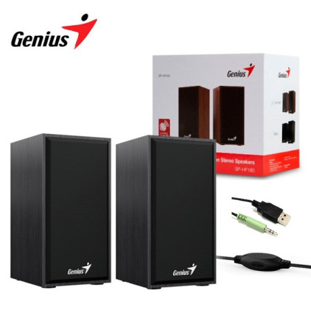 Colunas Genius SP-HF180 Black USB