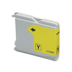 Tinteiro Brother Compatível LC970Y, LC1000Y Amarelo
