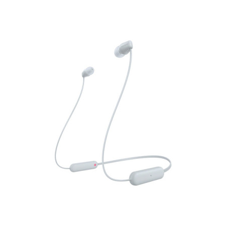 Auriculares Sony WIC-100W Bluetooth Branco