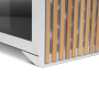 Caixa ATX Nox Hummer Element Elegant Wood Tempered Glass Branca