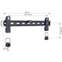 Suporte parede fixo slim TV Led 23-55" 50Kg vesa 400x400 Max