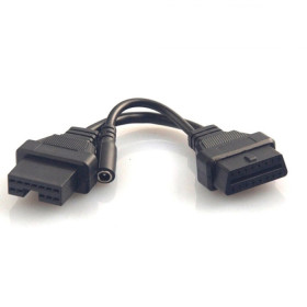 Cabo compatível Mitsubishi Hyundai 12Pin a OBD2 16 Pin – DRTECHPARTS