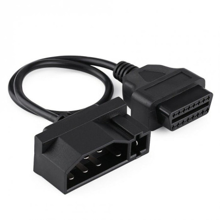 Cabo diagnostico compatível Ford adaptador 7Pin a 16Pin OBD2