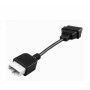 Cabo diagnostico compatível Honda adaptador 5Pin OBD1 a 16Pin OBD2
