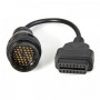 Cabo compatível Mercedes Benz 38Pin a OBD2 16 Pin – DRTECHPARTS