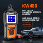 Diagnostico Auto Konnwei KW480 OBD2 OBDII Scanner Car Code Reader for BMW