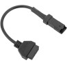 Cabo compatível DUCATI adaptador OBDII de 4 Pin p/ OBD2