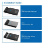 Caixa Externa USB 3.2 Gen 1 2.5 SATA screwless