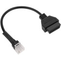 Cabo diagnóstico OBD2 de 6 pinos compatível moto Aprilia – DRTECHPARTS