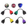 Kit compatível A1 A2 A3 A4 MULTI ECU SCAN Fiat ECU Scan p/ Alfa Romeo FIAT Lancia OBD