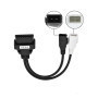 Cabo compatível VAG Audi VW Skoda 2P + 2P para 16Pin OBDII