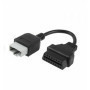 Cabo diagnostico compatível Honda adaptador 5Pin OBD1 a 16Pin OBD2
