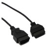 Cabo extensão J1962 OBDII OBD2 Macho-Fêmea 150 centímetros – DRTECHPARTS